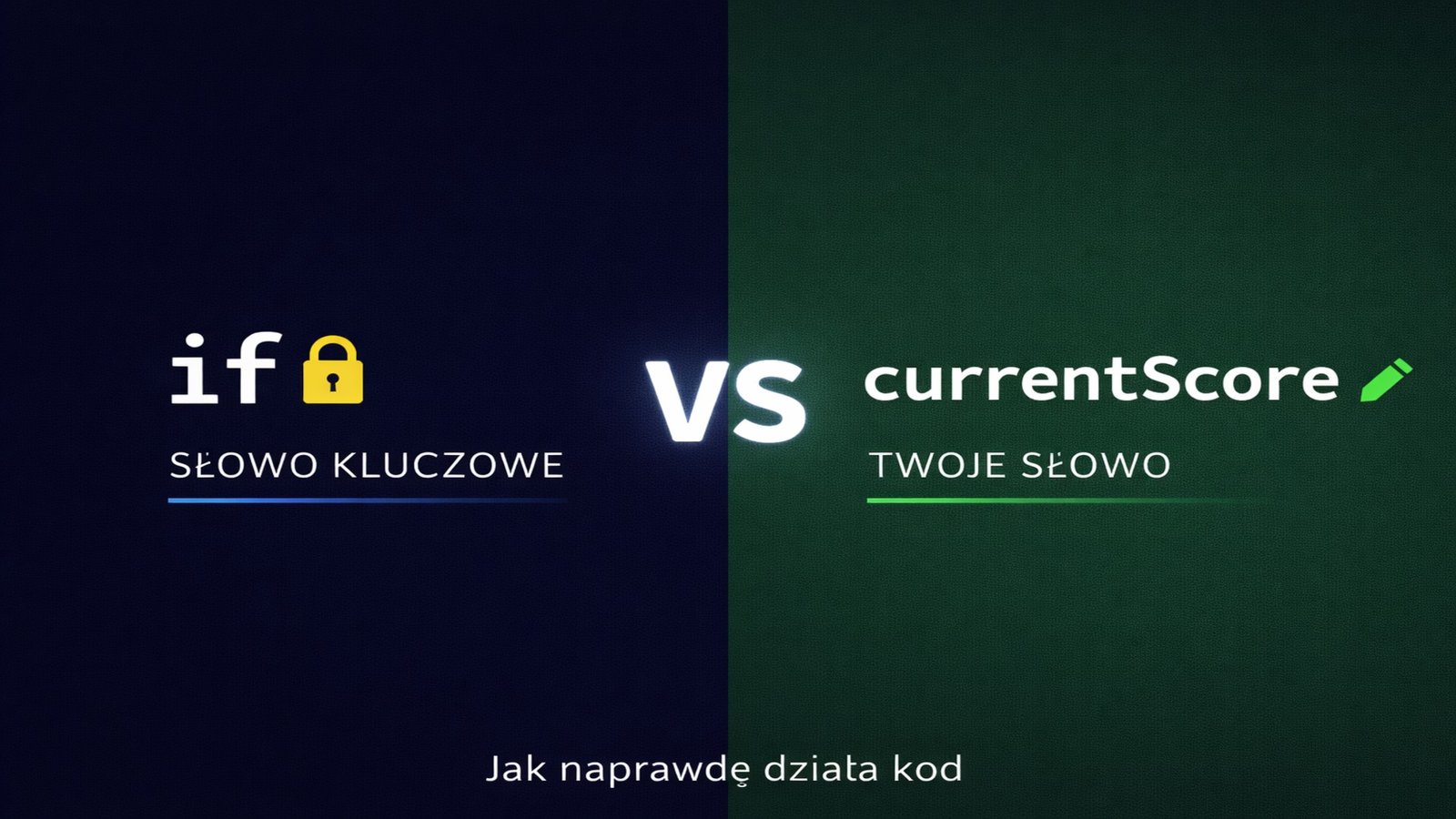 Słowa kluczowe vs zmienne w C#