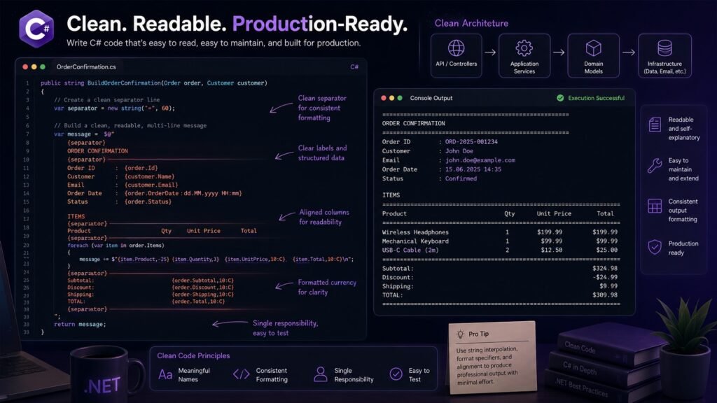 Production-ready code