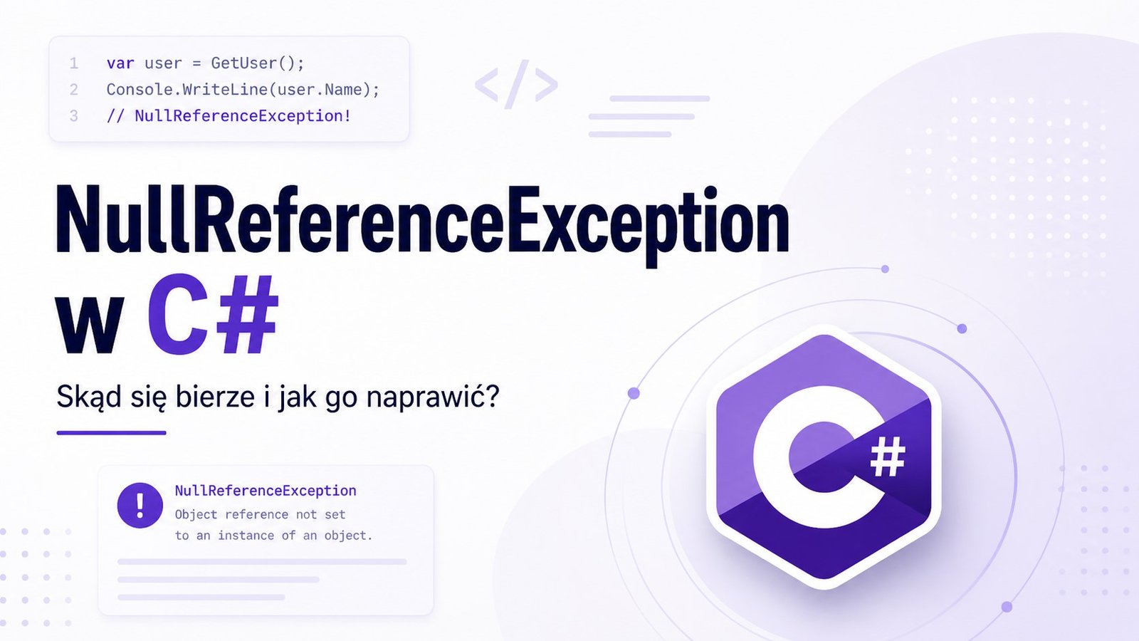 NullReferenceException w C#