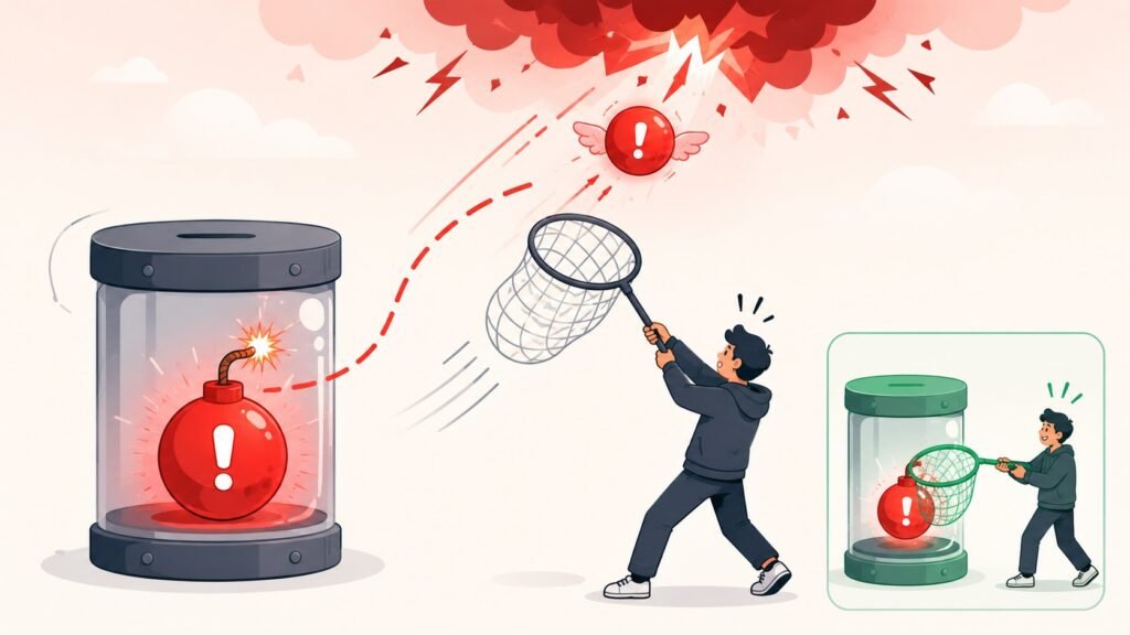 Pułapka async void — wyjątek ucieka przed try-catch i crashuje proces