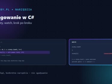 Debugowanie w C# w Visual Studio — breakpointy i watch, grafika