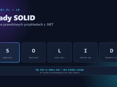 Zasady SOLID w C# — 5 reguł na przykładach, grafika